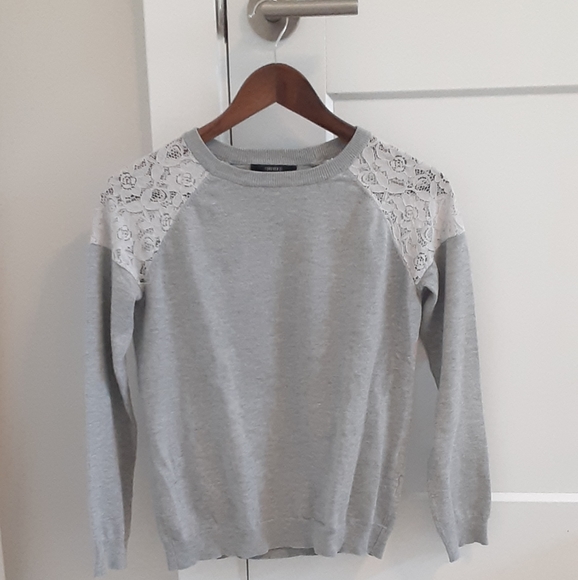 Forever 21 Grey Sweatshirt - Picture 1 of 5